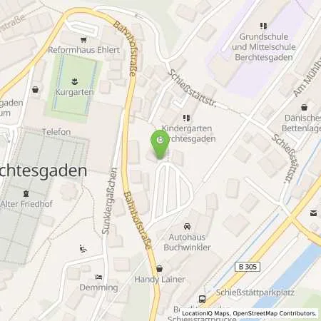 Standortübersicht der Tankstelle Buchwinkler GmbH & Co. KG Volkswagen Händler in 83471 Berchtesgaden