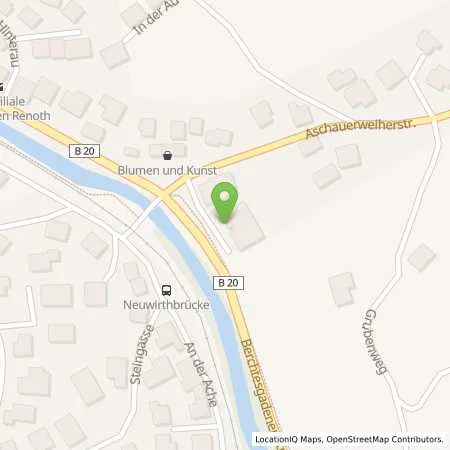 Standortübersicht der Tankstelle Autohaus Köppl GmbH & Co. KG in 83483 Bischofswiesen