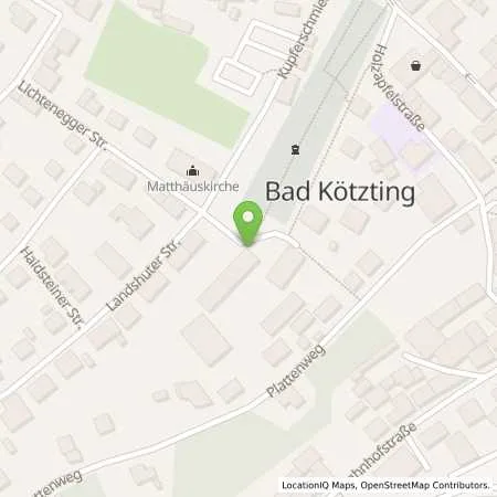 Standortübersicht der Tankstelle Mer Germany GmbH in 93444 Bad Kötzting