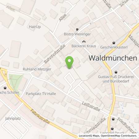 Standortübersicht der Strom (Elektro) Tankstelle: Stadtwerke Waldmünchen Eigenbetrieb in 93449, Waldmnchen