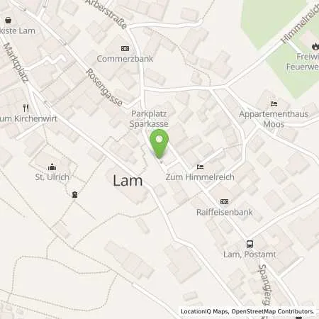 Standortübersicht der Tankstelle Mer Germany GmbH in 93462 Lam