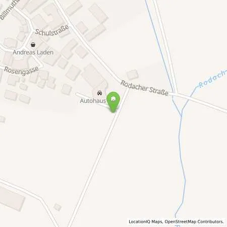 Standortübersicht der Tankstelle Stadtwerke Bad Rodach in 96476 Bad Rodach