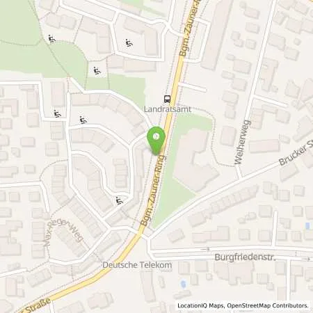 Standortübersicht der Tankstelle Stadtwerke Dachau in 85221 Dachau