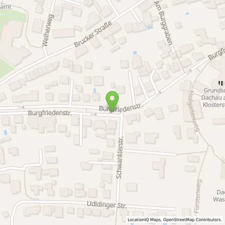 Standortübersicht der Tankstelle Stadtwerke Dachau in 85221 Dachau