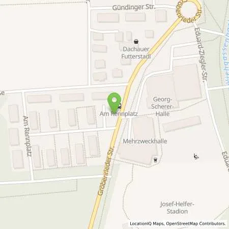 Standortübersicht der Tankstelle Stadtwerke Dachau in 85221 Dachau