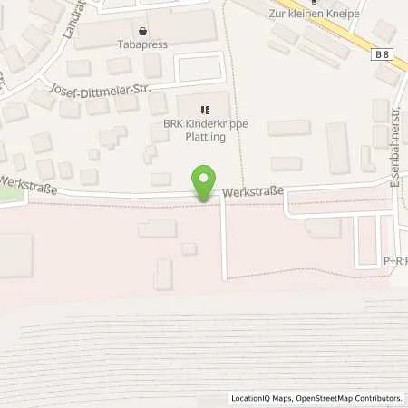 Standortübersicht der Tankstelle Stadtwerke Plattling in 94447 Plattling