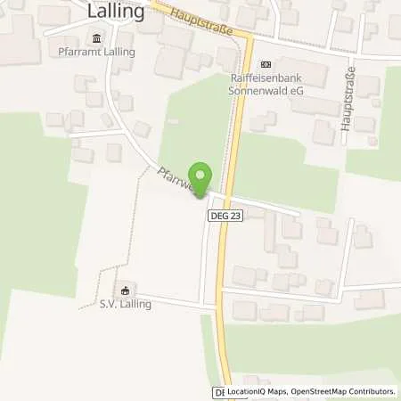 Standortübersicht der Tankstelle Mer Germany GmbH in 94551 Lalling