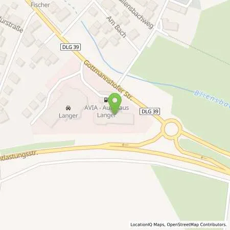Standortübersicht der Tankstelle Autohaus Langer GmbH & Co. KG in 86637 Wertingen