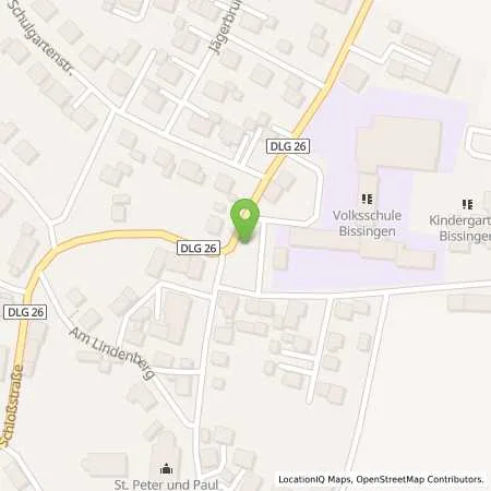 Standortübersicht der Tankstelle Lechwerke AG in 86657 Bissingen