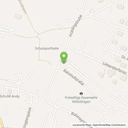 Standortübersicht der Tankstelle EnBW ODR AG in 89426 Wittislingen