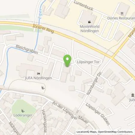 Standortübersicht der Tankstelle erdgas schwaben gmbh in 86720 Nördlingen