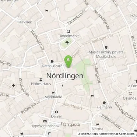 Standortübersicht der Tankstelle EnBW ODR AG in 86720 Nördlingen