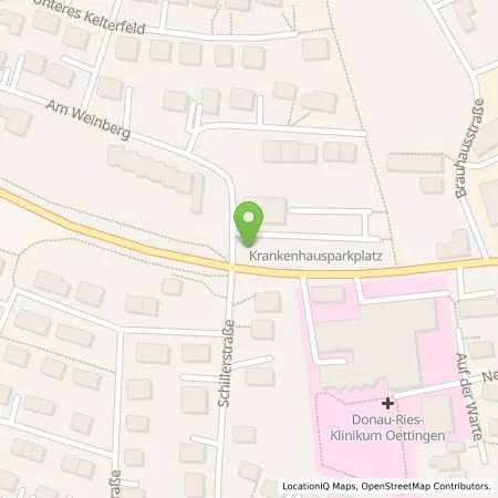 Standortübersicht der Tankstelle erdgas schwaben gmbh in 86732 Oettingen