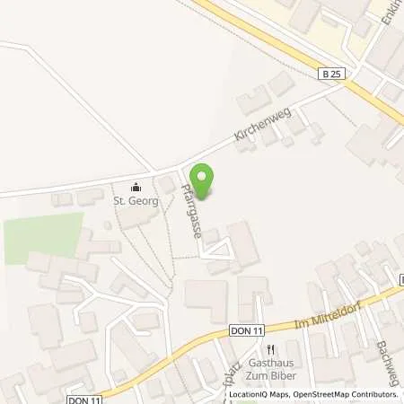 Standortübersicht der Tankstelle EnBW ODR AG in 86753 Möttingen