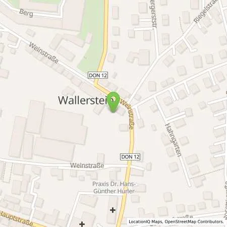 Standortübersicht der Tankstelle EnBW ODR AG in 86757 Wallerstein