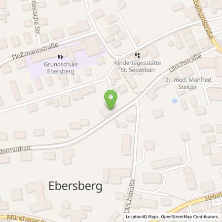 Standortübersicht der Strom (Elektro) Tankstelle: Wochermaier u. Glas GmbH in 85560, Ebersberg