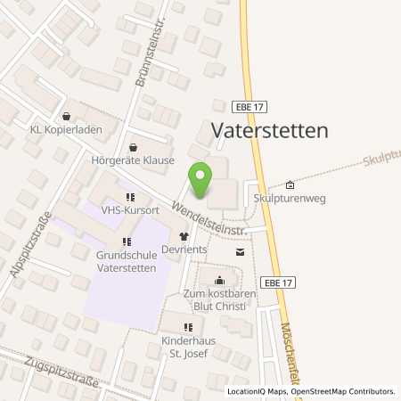 Standortübersicht der Strom (Elektro) Tankstelle: Gemeinde Vaterstetten in 85591, Vaterstetten