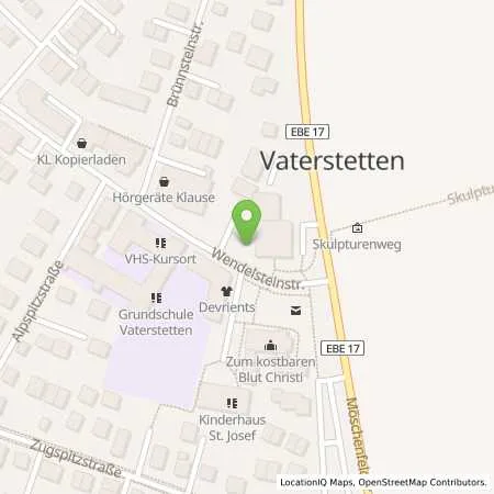 Standortübersicht der Tankstelle Gemeinde Vaterstetten in 85591 Vaterstetten