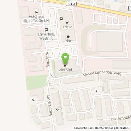 Standortübersicht der Tankstelle ALDI SÜD in 85614 Eglharting