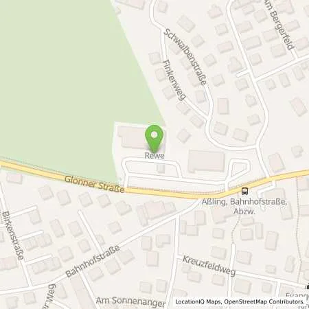 Standortübersicht der Tankstelle Rothmoser GmbH & Co. KG in 85617 Aßling