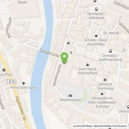 Standortübersicht der Tankstelle Stadtwerke Eichstätt in 85072 Eichstätt