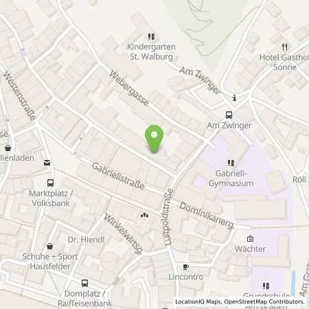 Standortübersicht der Tankstelle Stadtwerke Eichstätt in 85072 Eichstätt