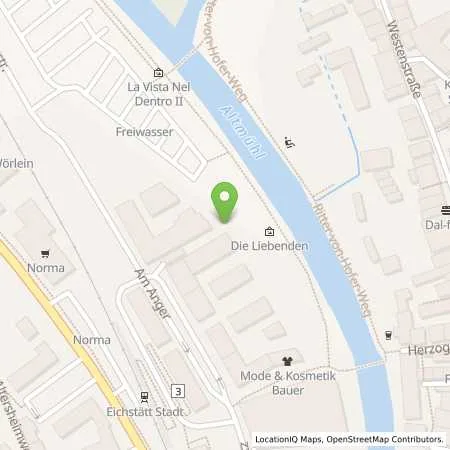 Standortübersicht der Tankstelle Stadtwerke Eichstätt in 85072 Eichstätt