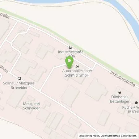 Standortübersicht der Tankstelle Automobilecenter Schmid GmbH in 85072 Eichstätt