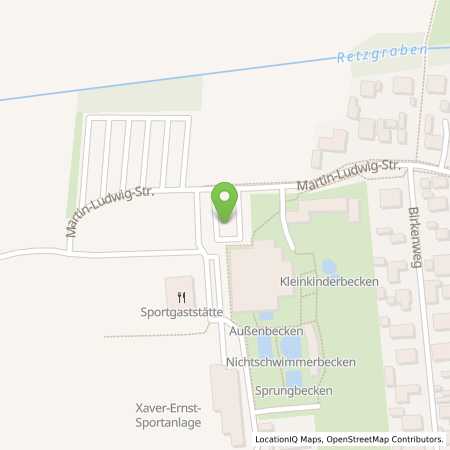 Standortübersicht der Strom (Elektro) Tankstelle: N-ERGIE Aktiengesellschaft in 85080, Gaimersheim