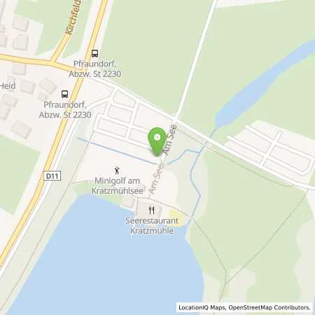 Standortübersicht der Tankstelle N-ERGIE Aktiengesellschaft in 85125 Kinding