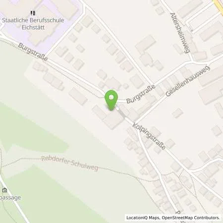 Standortübersicht der Tankstelle Stadtwerke Eichstätt Versorgungs-GmbH in 85873 Eichstätt