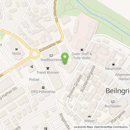 Standortübersicht der Tankstelle Josef Geyer e-mobil GmbH & Co. KG in 92339 Beilngries