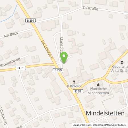 Standortübersicht der Strom (Elektro) Tankstelle: Charge-ON in 93349, Mindelstetten