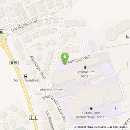 Standortübersicht der Tankstelle Überlandwerk Erding GmbH & Co. KG in 84405 Dorfen