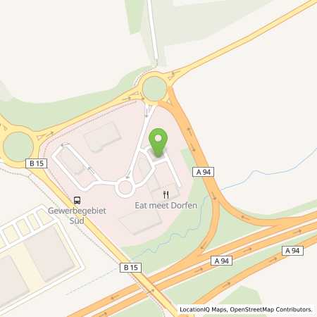 Standortübersicht der Strom (Elektro) Tankstelle: Stadtwerke Dorfen GmbH in 84405, Dorfen