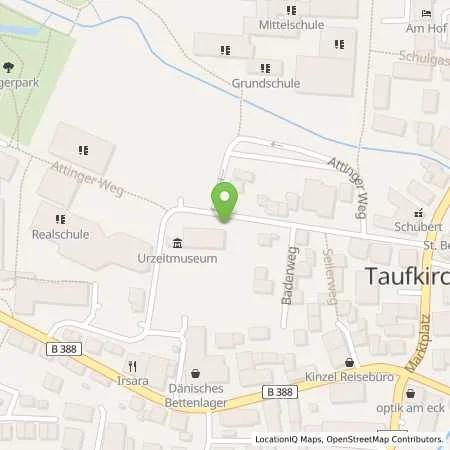 Standortübersicht der Tankstelle Überlandwerk Erding GmbH & Co. KG in 84416 Taufkirchen (Vils)