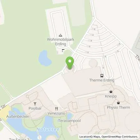 Standortübersicht der Tankstelle Überlandwerk Erding GmbH & Co. KG in 85435 Erding