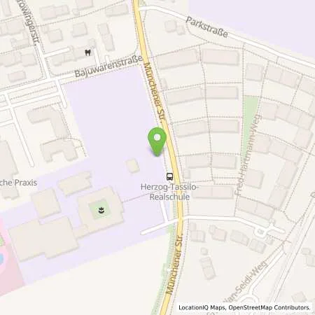 Standortübersicht der Tankstelle Überlandwerk Erding GmbH & Co. KG in 85435 Erding