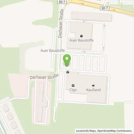 Standortübersicht der Tankstelle Kaufland Dienstleistung GmbH & Co. KG in 85435 Erding