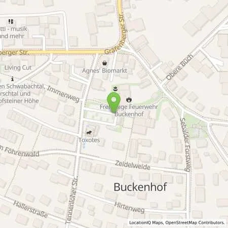 Standortübersicht der Tankstelle N-ERGIE Aktiengesellschaft in 91054 Buckenhof