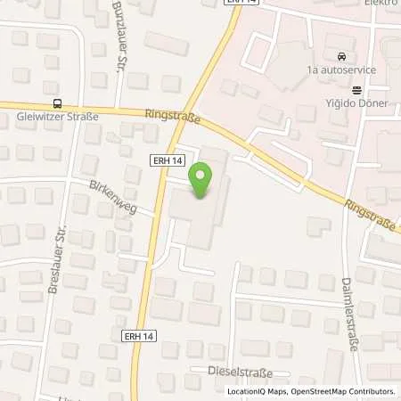 Standortübersicht der Tankstelle Autohaus Wormser GmbH in 91074 Herzogenaurach