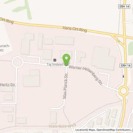 Standortübersicht der Tankstelle Herzo Werke GmbH in 91074 Herzogenaurach