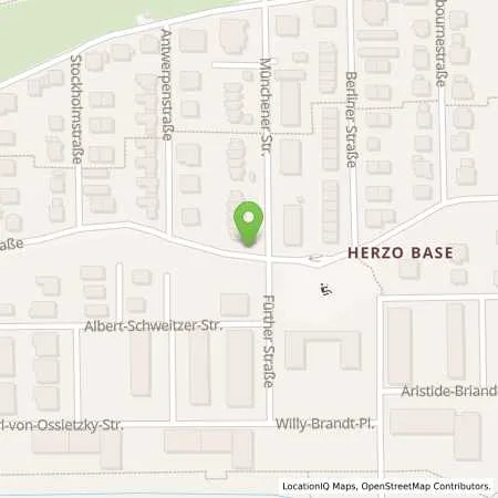 Standortübersicht der Tankstelle Herzo Werke GmbH in 91074 Herzogenaurach