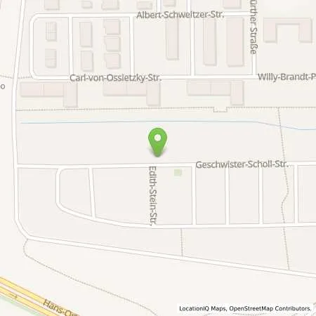 Standortübersicht der Tankstelle Herzo Werke GmbH in 91074 Herzogenaurach