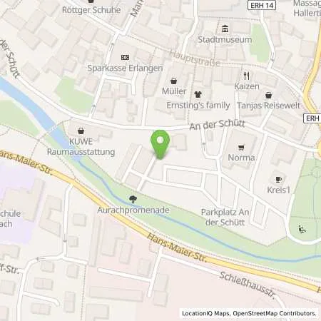 Standortübersicht der Tankstelle Herzo Werke GmbH in 91074 Herzogenaurach