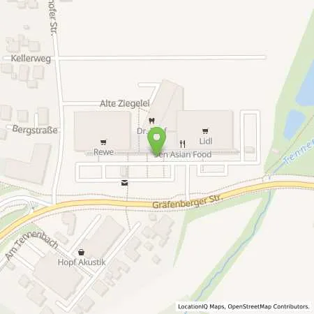 Standortübersicht der Tankstelle N-ERGIE Aktiengesellschaft in 91080 Spardorf