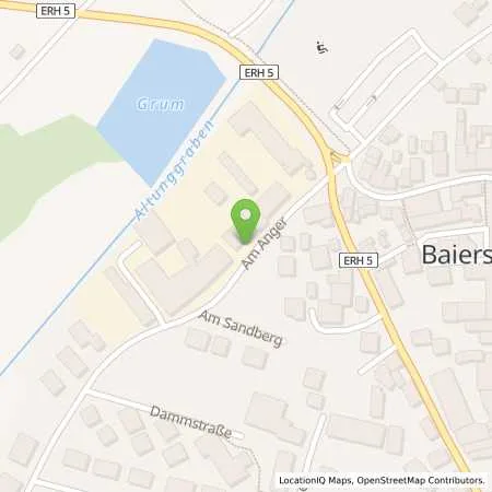 Standortübersicht der Tankstelle Städtisches Kommunalunternehmen, Anstalt d. öffentlichen Rechts der Stadt Baiersdorf in 91083 Baiersdorf