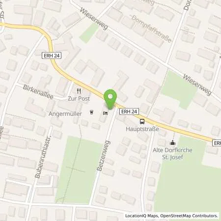 Standortübersicht der Tankstelle N-ERGIE Aktiengesellschaft in 91088 Bubenreuth