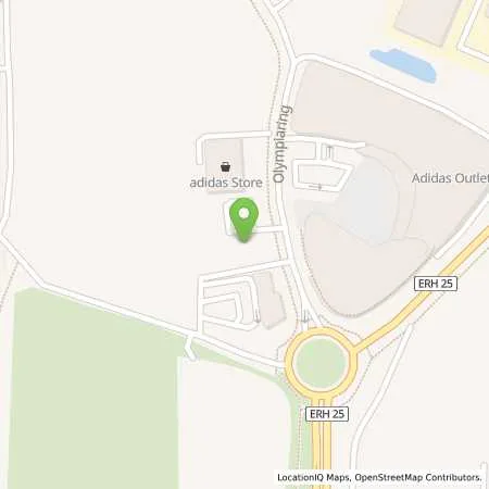 Standortübersicht der Tankstelle Herzo Werke GmbH in 91704 Herzogenaurach