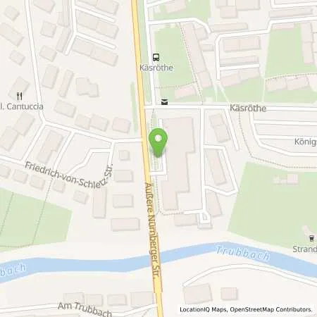 Standortübersicht der Tankstelle Stadtwerke Forchheim GmbH in 91301 Forchheim